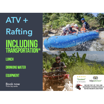 3 hours ATV + 10 km Rafting